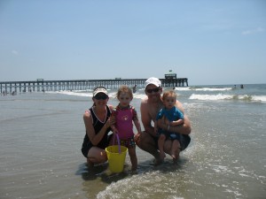 our family at the beach