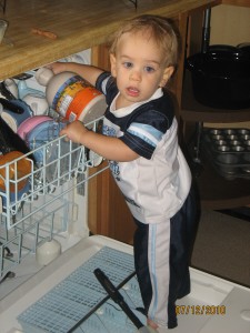 brant on the dishwasher